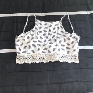 Abercrombie and Fitch backless crop top